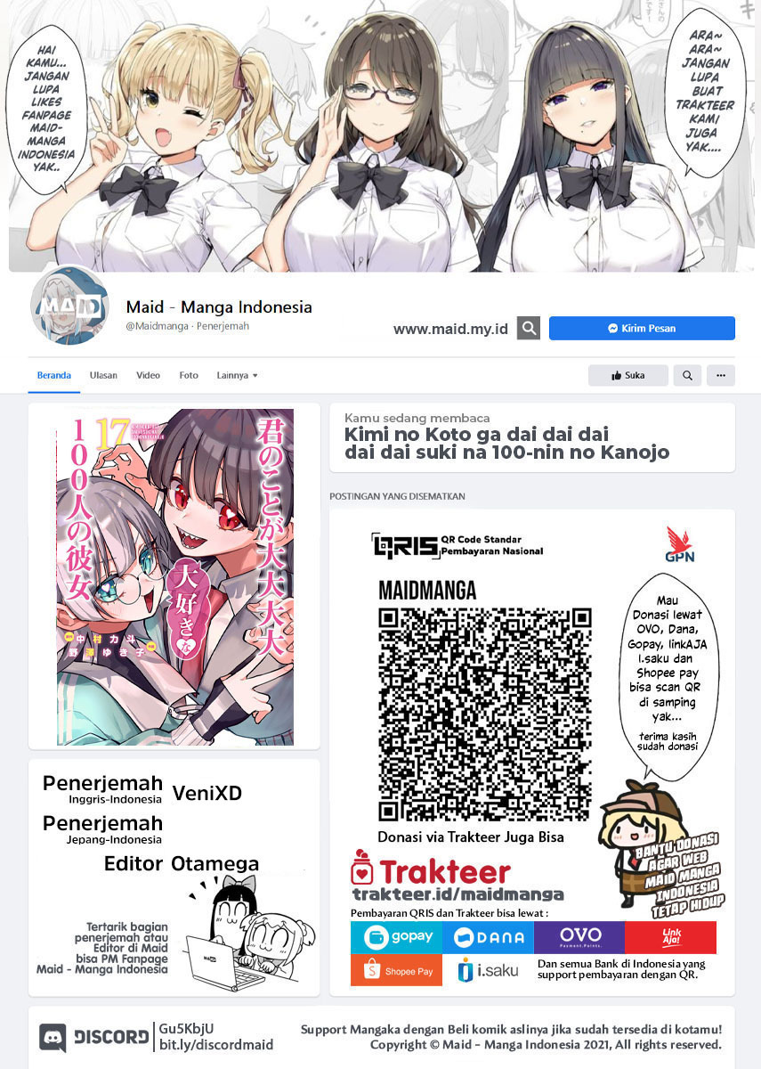 Kimi no Koto ga Dai Dai Dai Dai Daisuki na 100-ri no Kanojo chapter 119